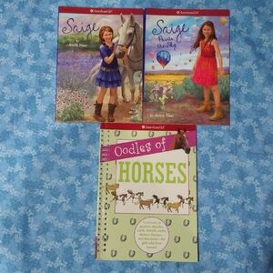 American Girl Saige Book Set + Oodles Of Horses Activity Book
